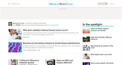 Desktop Screenshot of medicalnewstoday.com
